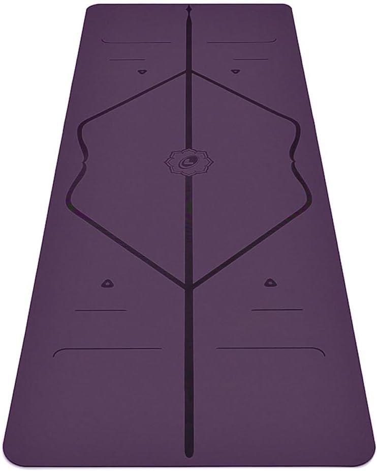 Liforme Classic Yoga Mat – Patented Alignment Design, Ultimate Grip | Eco-friendly, Non-Toxic, Sweat-Resistant, long, wide, 4.2mm thick mat for comfort, recommended for Hot Yoga, Free Yoga Bag