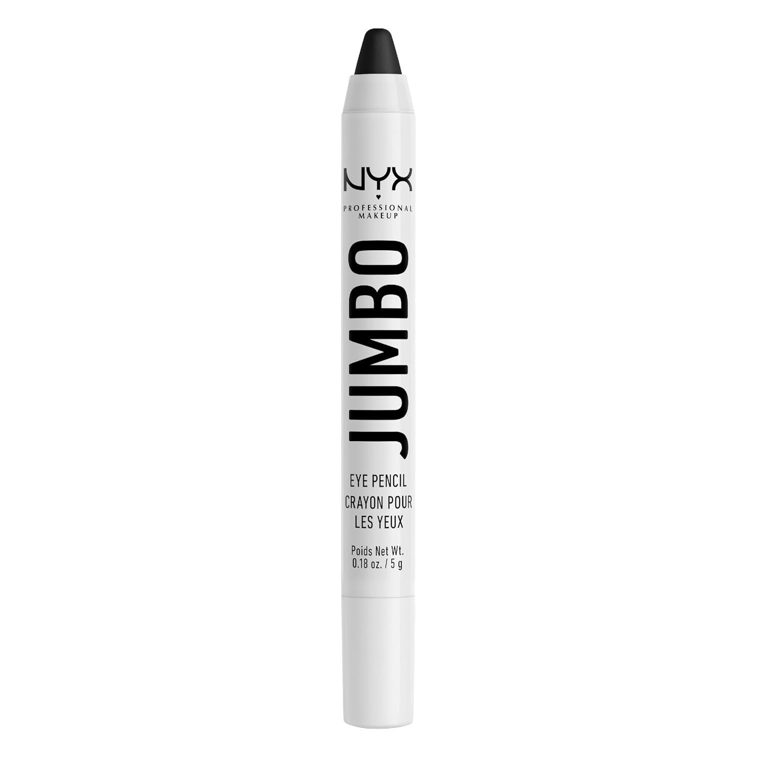 NYX PROFESSIONAL MAKEUP Jumbo Eye Pencil, Blendable Eyeshadow Stick & Eyeliner Pencil – Black Bean (Black)