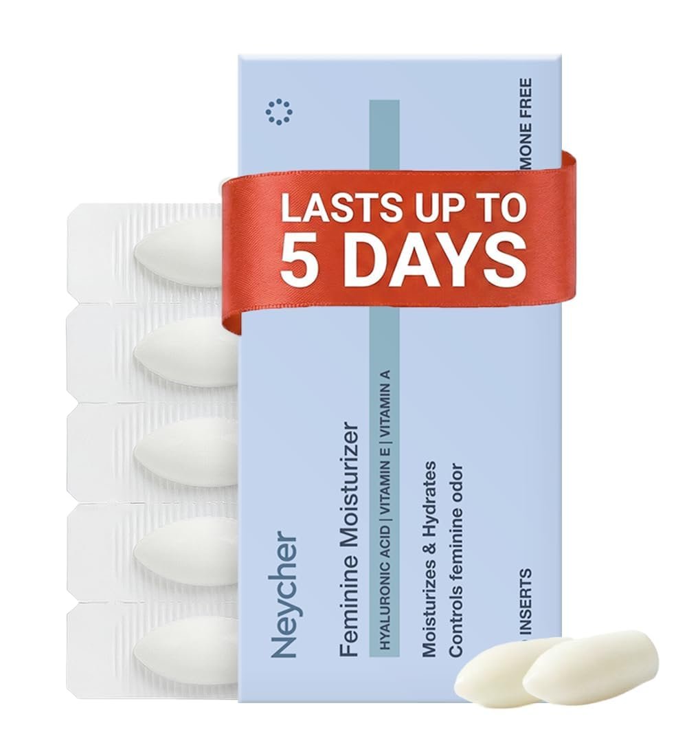 10 MG Hyaluronic Acid 10 Inserts for Women with Vitamin E, Vitamin A. Formulated in USA. Made in Italy. Long Lasting Ultra moisturizing for Dryness from hormonal Changes and Menopause