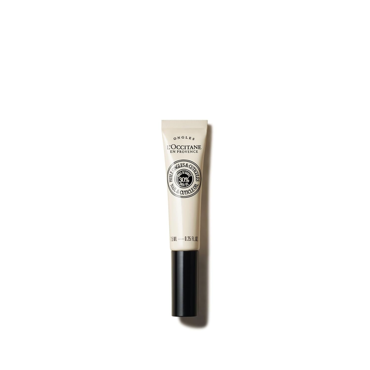 L’OCCITANE Shea Nail & Cuticle Oil, Nourishing Brush-On Moisture for Stronger & Healthier Nails, Hydrating Care for Manicures with Almond Oil, Vegan