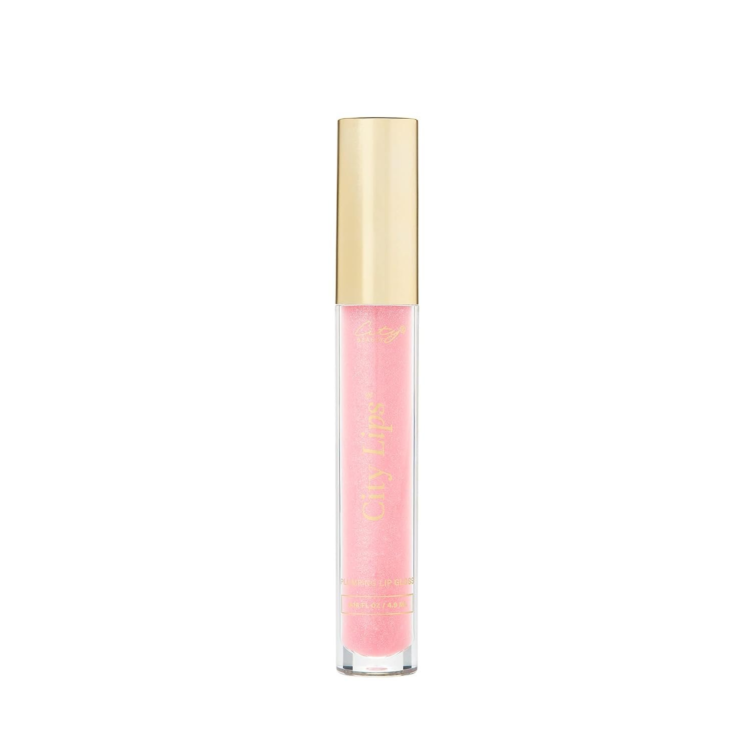 City Beauty City Lips Plumping Lip Gloss – High-Shine Gloss for Fuller, Younger-Looking Lips | Hydrating & Smoothing Lip Treatment Hyaluronic Acid