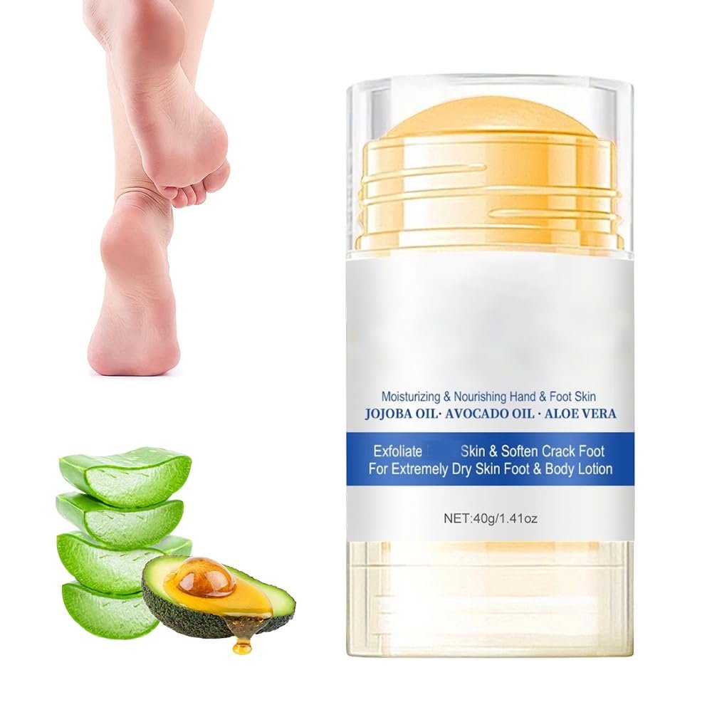Cecurpo Hydrating and Anti-Cracking Foot Cream, 2026 Upgraded Moisturising and Soothes Cracking and Dryness Foot Cream, Foot Lotion Heel Stick Renews and Hydrates Dry and Cracked Feet and Hand (1)