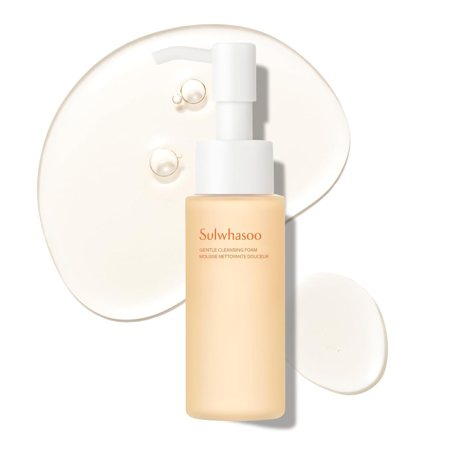 Sulwhasoo Gentle Cleansing Foam | Hydrating Korean Facial Cleanser | Removes Makeup, Dirt & Oil | Softening Daily Face Wash for Dry, Normal & Sensitive Skin