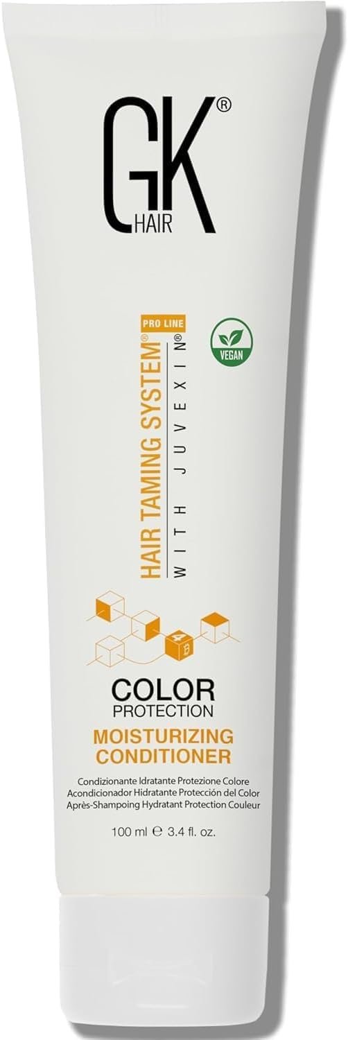 GK HAIR Global Keratin Moisturizing Conditioner (100ml/3.4 Fl Oz) for Hydrating Color Protection Dry Damage Curly Frizzy Color Treated Hair Repair Organic Paraben Sulfate Free All Hair Types