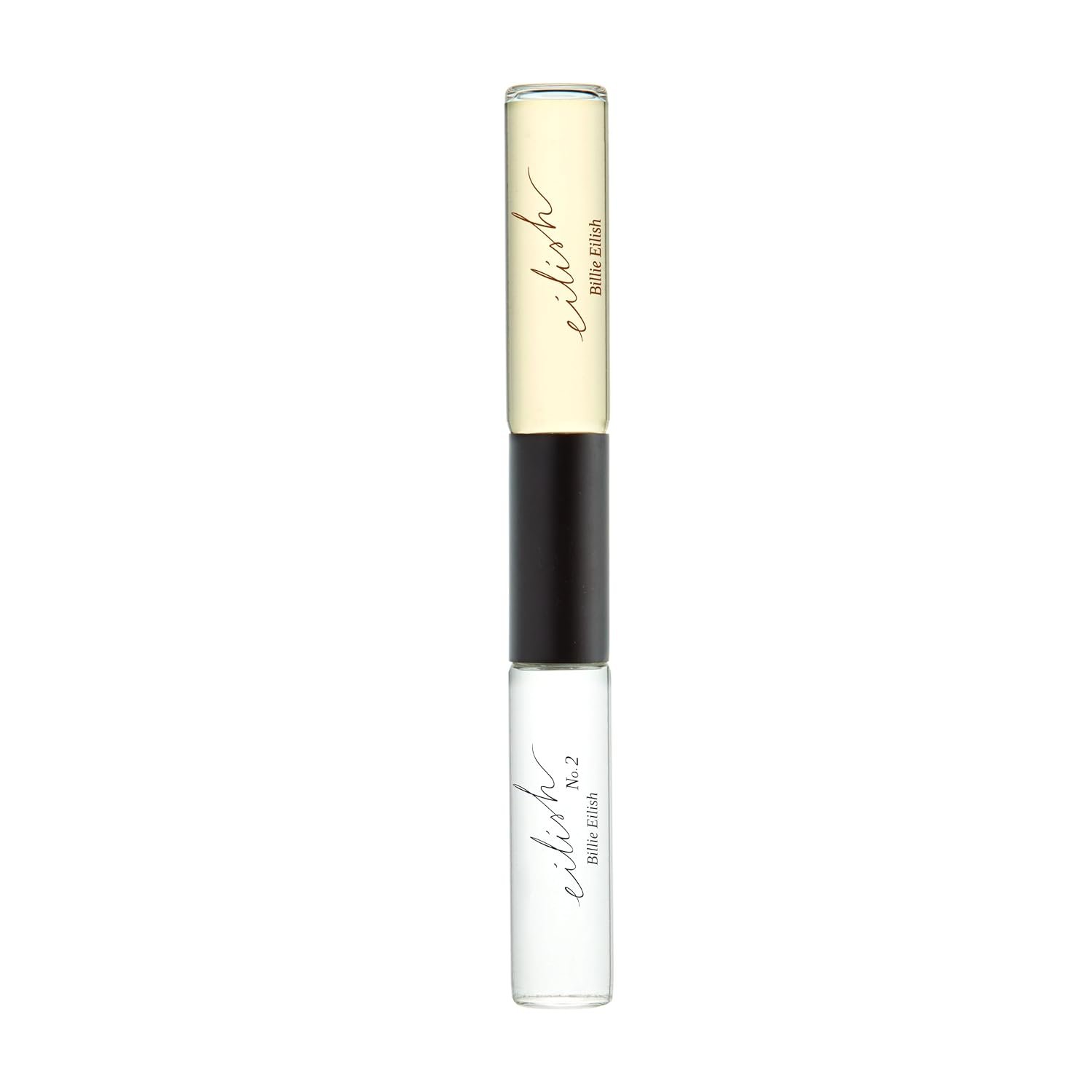 Billie Eilish Eau de Parfum Dual Sided Rollerball of Eilish & Eilish No 2 Perfume for Women, Amber Gourmand + Woody Floral Fragrances, Travel Size + Long Lasting Scent, 0.40 Fl Oz