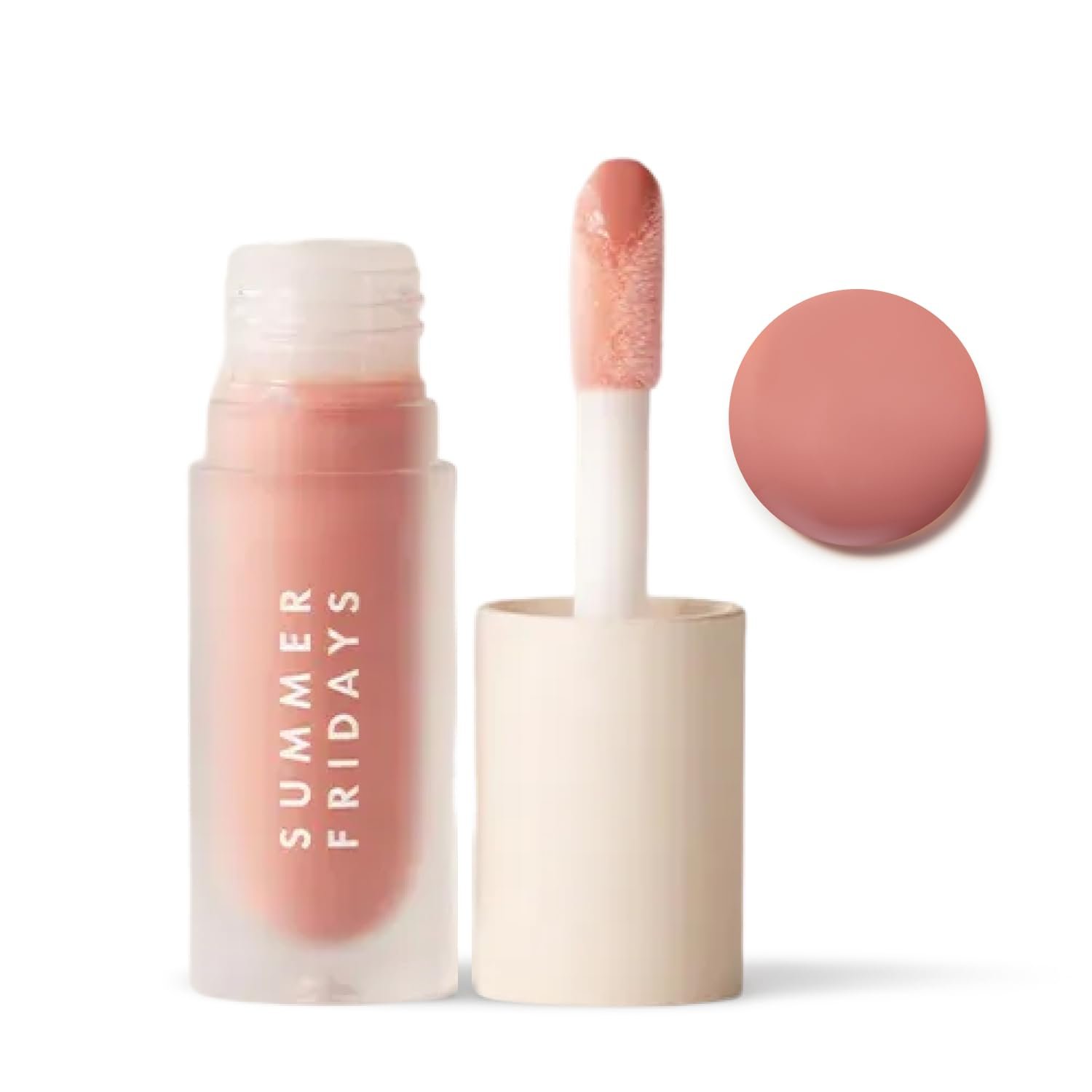 Summer Fridays Dream Lip Oil – Hydrating Tinted Lip Gloss Oil – Non-Sticky Formula with Skincare Benefits for Long-Lasting Softness + Shine – Effortless Beauty Gifts – Bare Sand (0.15 Oz) | Hydrating Tinted Lip Gloss Oil, Long-Lasting Softness & Shine, Non-Sticky Formula with Nourishing Vitamin E