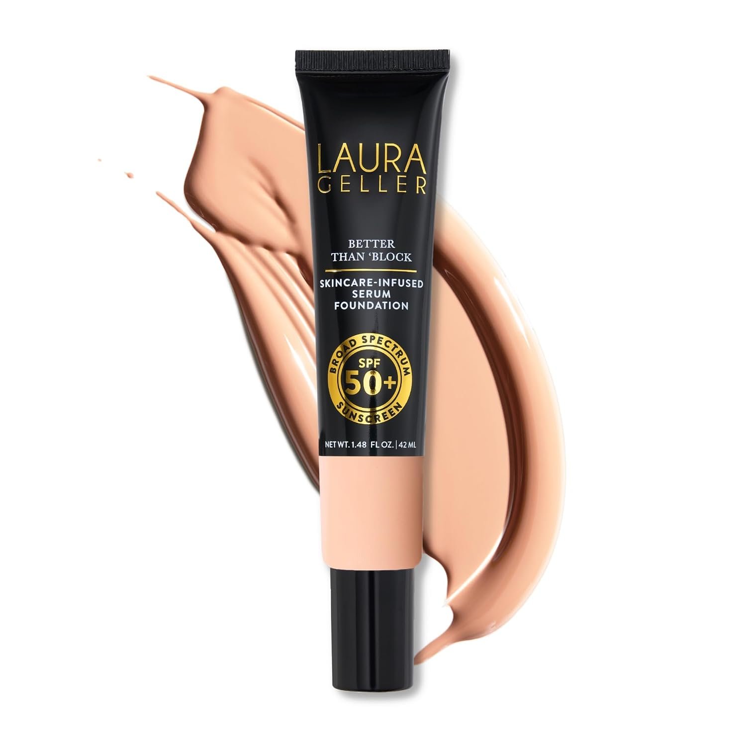 LAURA GELLER Better Than Block Skincare-Foundation SPF 50+, Fair