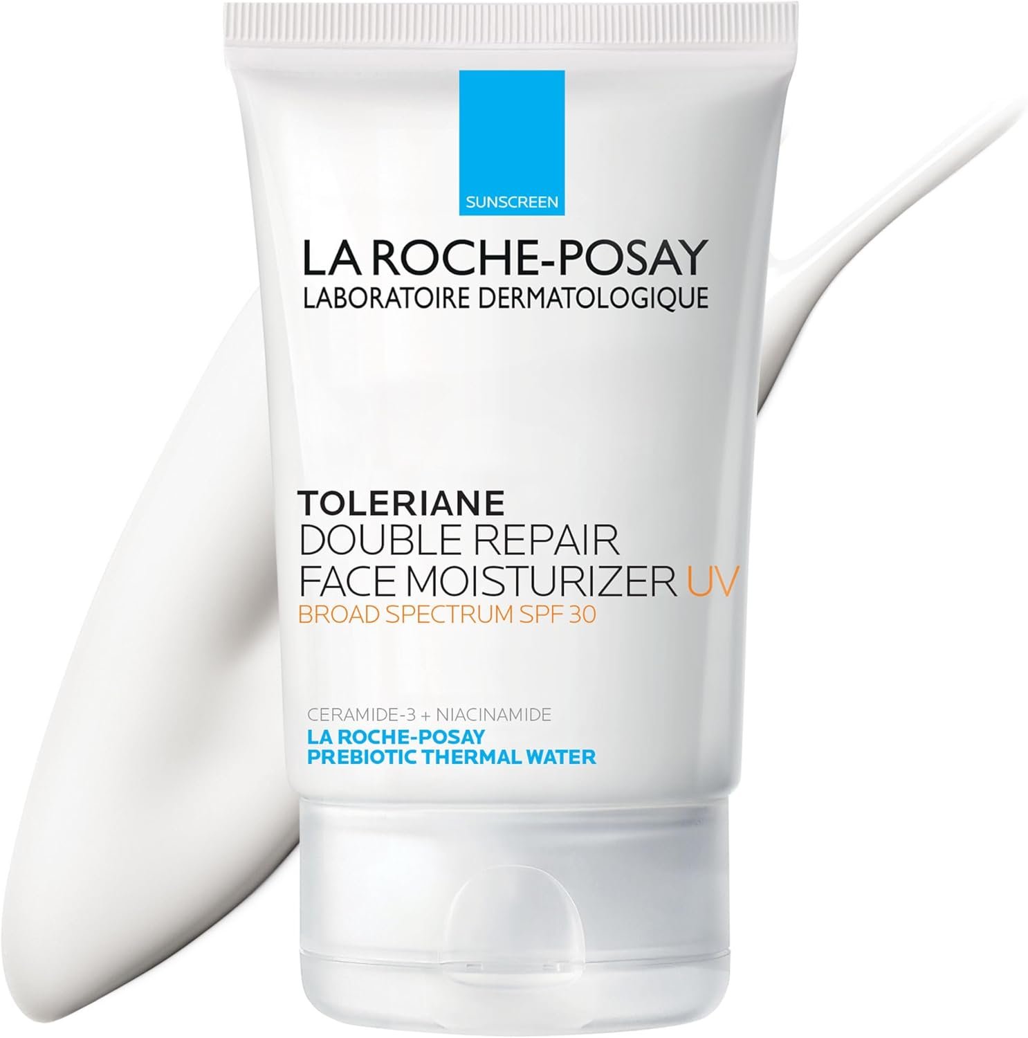 Toleriane Double Repair UV SPF Moisturizer for Face, Daily Facial Moisturizer with Sunscreen SPF 30