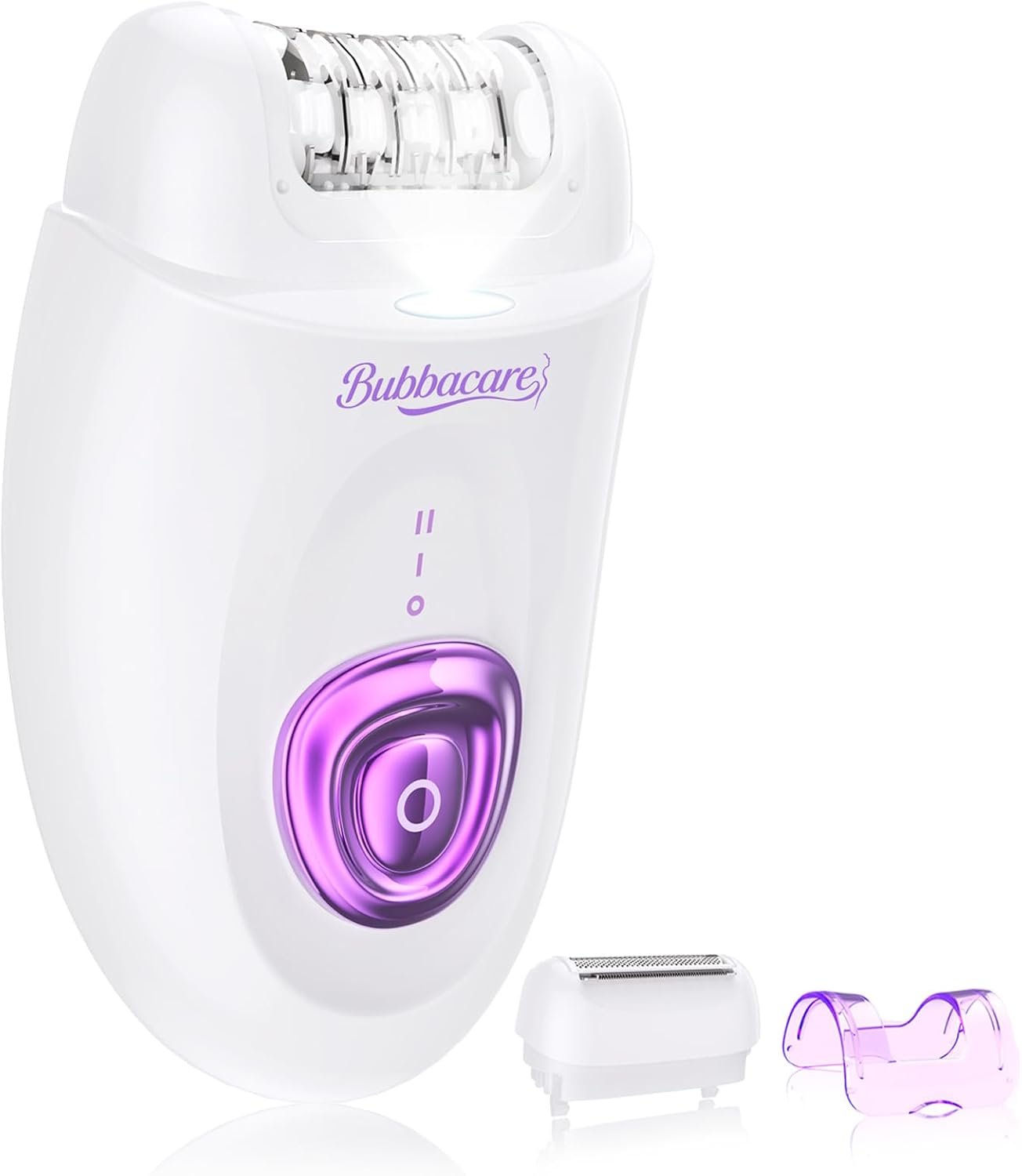 Epilator for Women, Cordless Facial Hair Removal Device with Shaver Head and Trimmer, Smooth Glide Epilators 2 Speeds & 36 Tweezers for Face Legs Arms Armpit Bikini