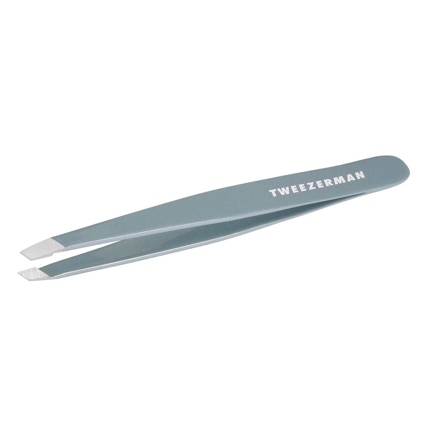 Tweezerman Slant Tweezer – Tweezers for Eyebrows Mist Blue
