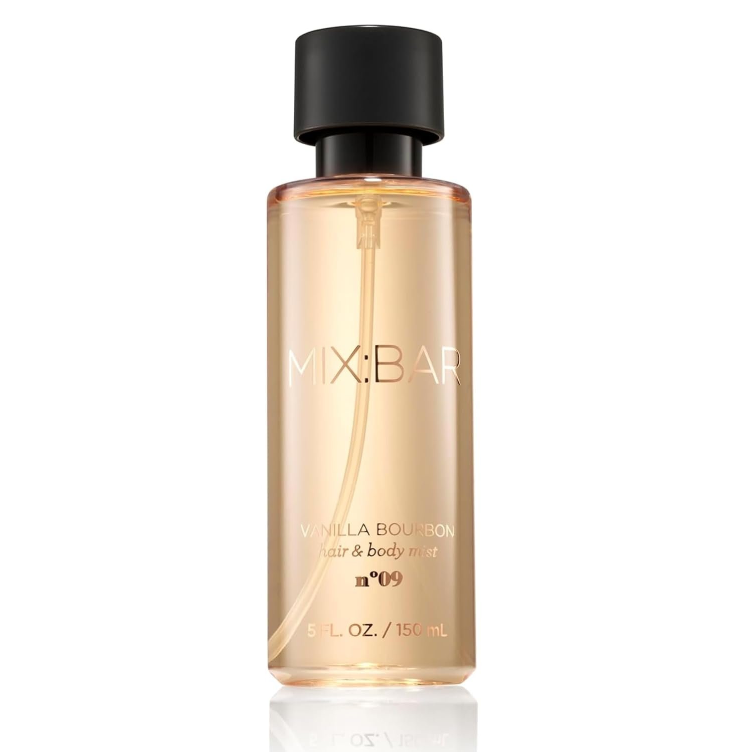 MIX:BAR Vanilla Bourbon Hair + Body Mist Spray for Women + Girls – Vanilla Bean, Sandalwood, Jasmine + Bergamot, Amber Fragrance Notes – Vanilla Bedroom + Hair + Body Oil Spray – Vegan – 5oz