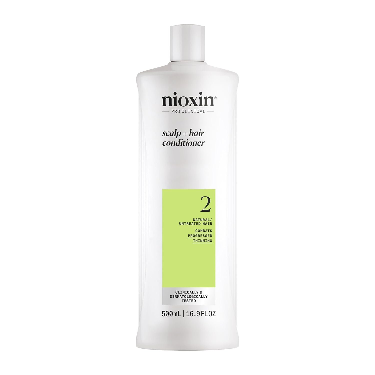 NIOXIN System 2 Scalp Care | Conditioner | Hair Thickening For Natural Hair | Scalp Health | For Natural Hair with Progressed Thinning | Boost Hair Density with Niacinamide & Biotin | Refreshed Scalp