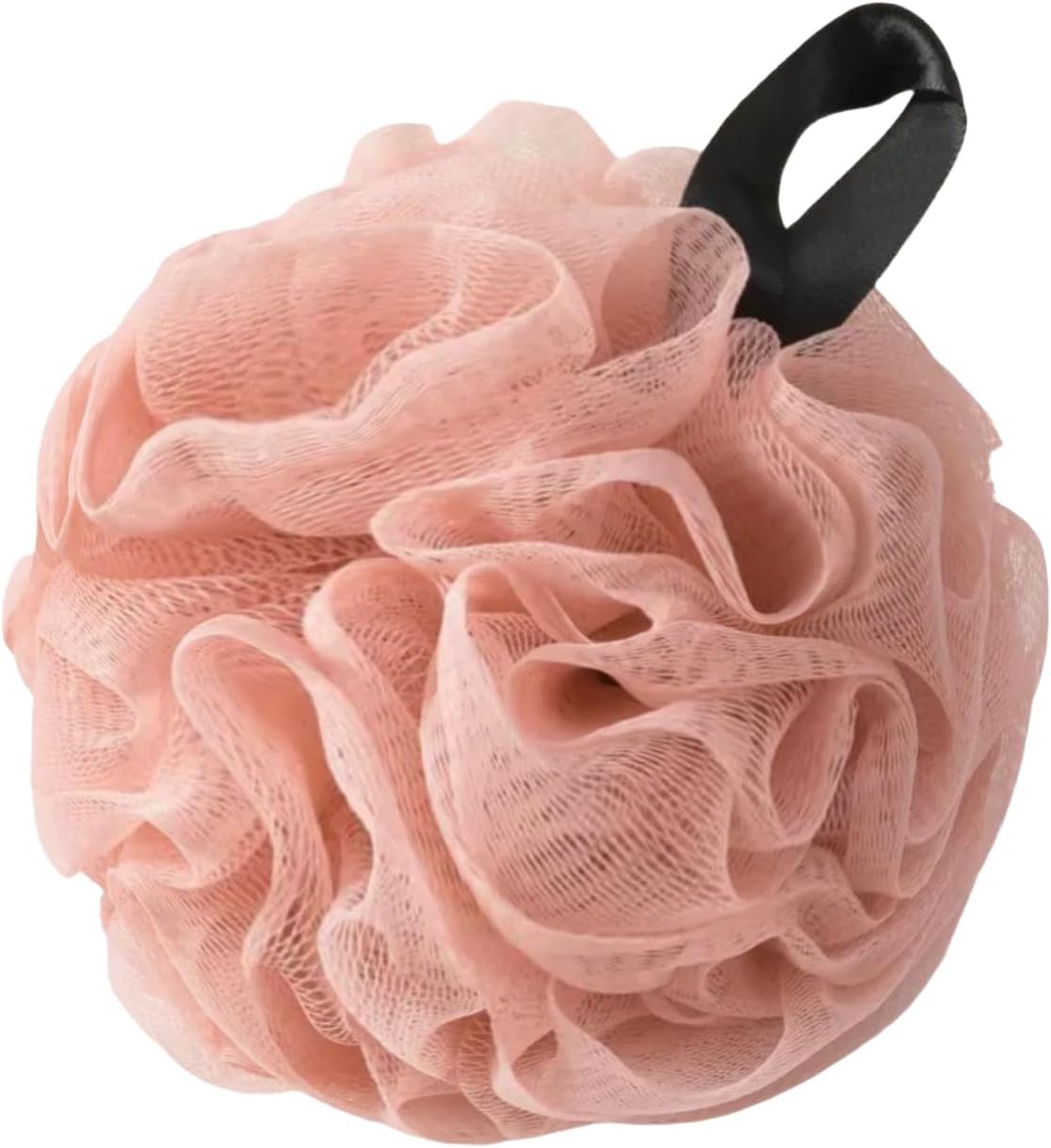 Loofah Sponges for Shower,Exfoliating Cleaning Bath Loofa Body Scrubber Balls for Women Men Washing(1 pcs, Pink)