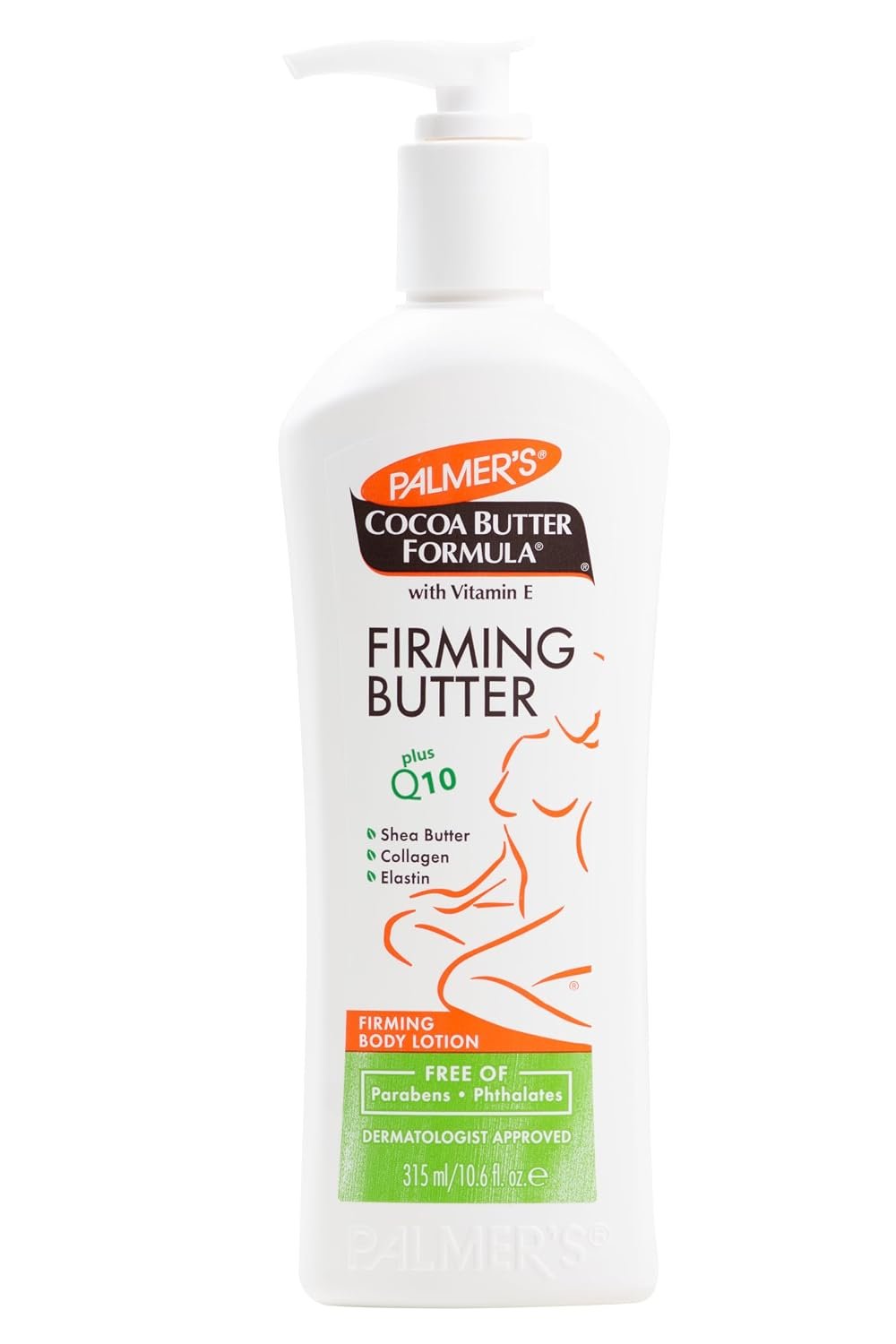 Palmer’s Cocoa Butter Formula with Vitamin E + Q10 Firming Butter Body Lotion, Postpartum Essentials Skin Care, Shea Butter, Collagen and Elastin, 10.6 Fl Oz | Postpartum essential skin care with Vitamin E, Shea Butter, Collagen and Elastin to help skin look firmer and more toned