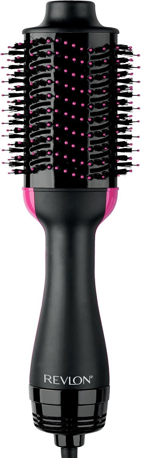 REVLON One-Step Volumizer Hair Dryer and Styler – Easy Salon-Style Blowouts – Less Frizz, More Shine, and Reduced Heat Damage, for All Hair Types and Lengths (Black)