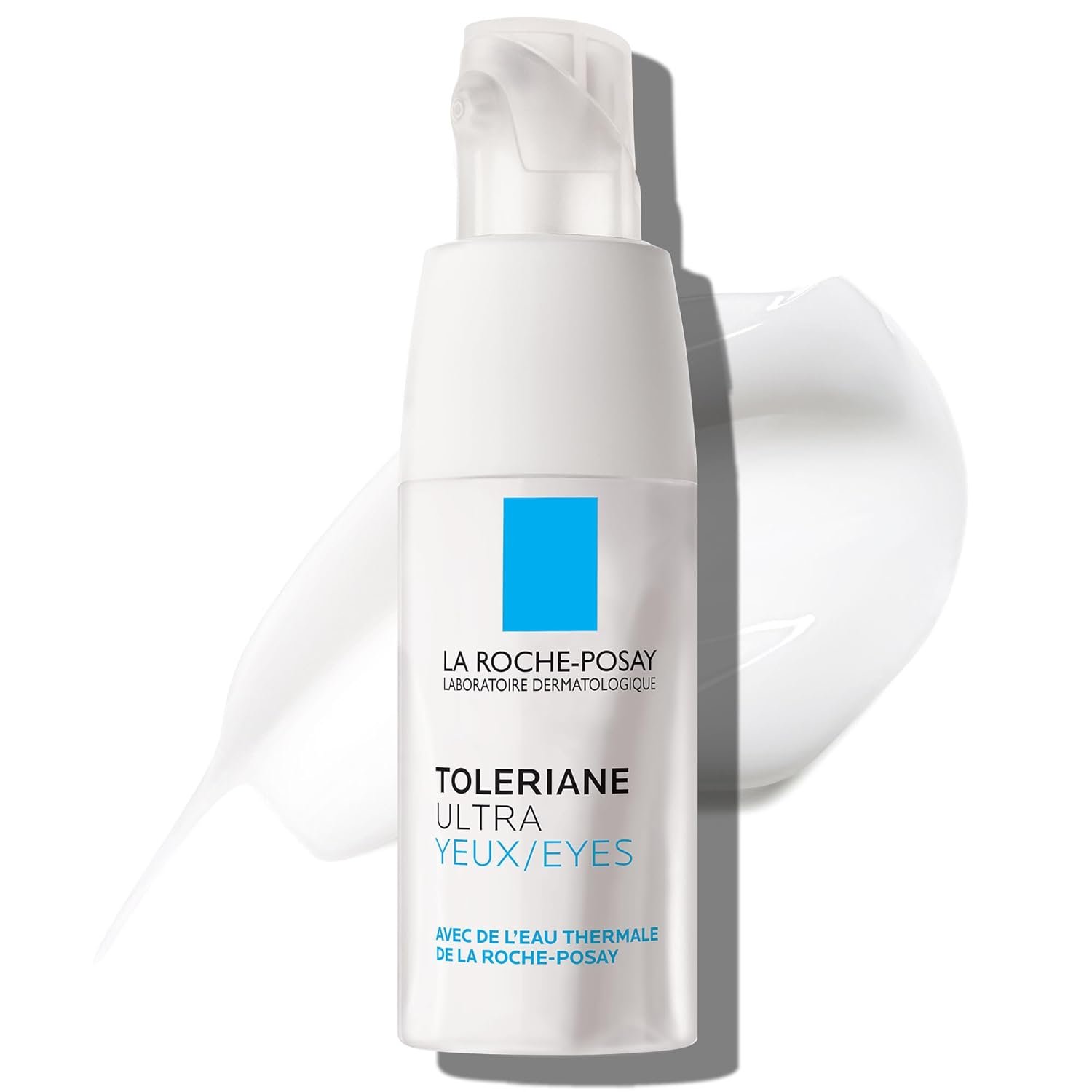 La Roche-Posay Toleriane Dermallergo Eye Cream for Sensitive Skin 0.68oz | Soothing moisturizer comforts sensitive skin. Allergy tested, fragrance free, alcohol free. Formerly Toleriane Ultra Eyes.