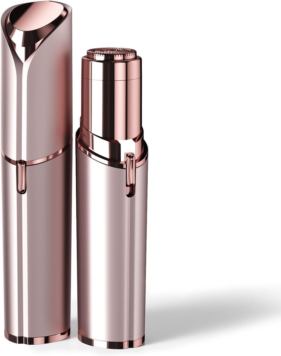 Facial Hair Removal for Women – as Seen on TV Painless Face Shaver | Electric Hair Removal Device for upper lip, chin, cheeks, and peach fuzz with LED Light