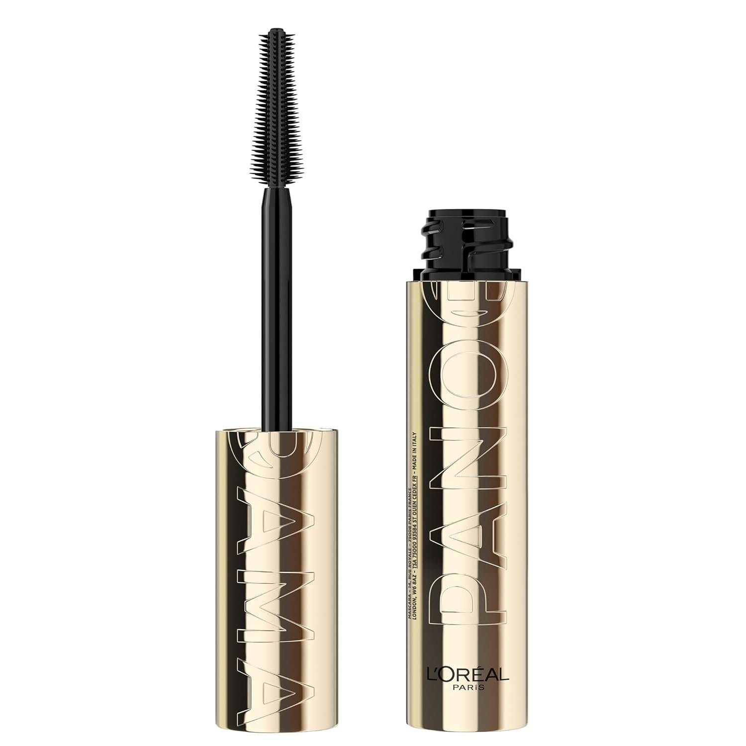 L’Oreal Paris Voluminous Panorama Mascara, Volumizing and Lengthening Mascara, Washable Longwear and Smudge Resistant Make Up, Blackest Black, 0.33 Fl Oz