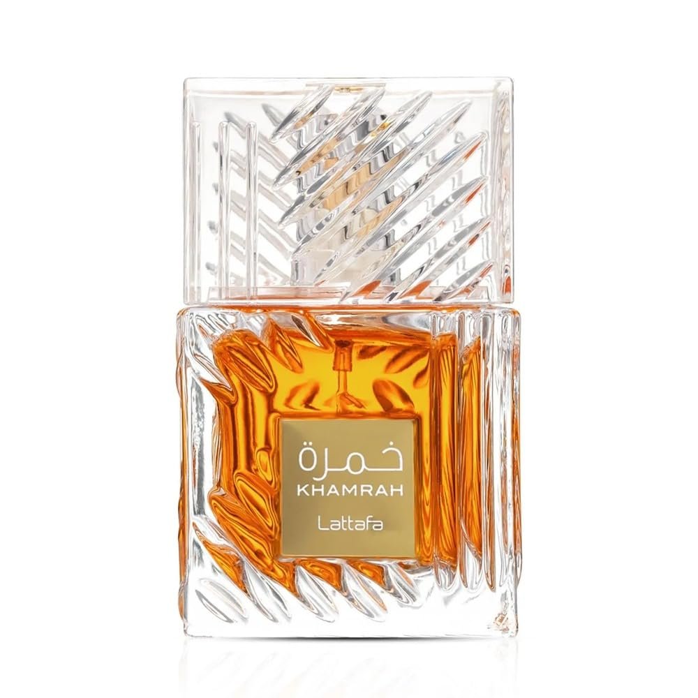 Lattafa Khamrah – Vanilla, Warm Spicy, Amber, Cinnamon – Eau de Parfum Long-Lasting Fragrance for Unisex, 3.40 Ounce / 100 ml | Unisex, Long-Lasting Fragrance, 3.40 Ounce / 100 Unisex, Long-Lasting Fragrance, 3.40 Ounce / 100 ml