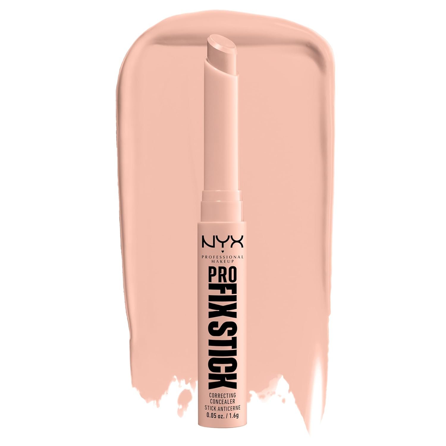 NYX PROFESSIONAL MAKEUP Pro Fix Stick Correcting Concealer, Buildable Medium Coverage Concealer Stick – Pink
