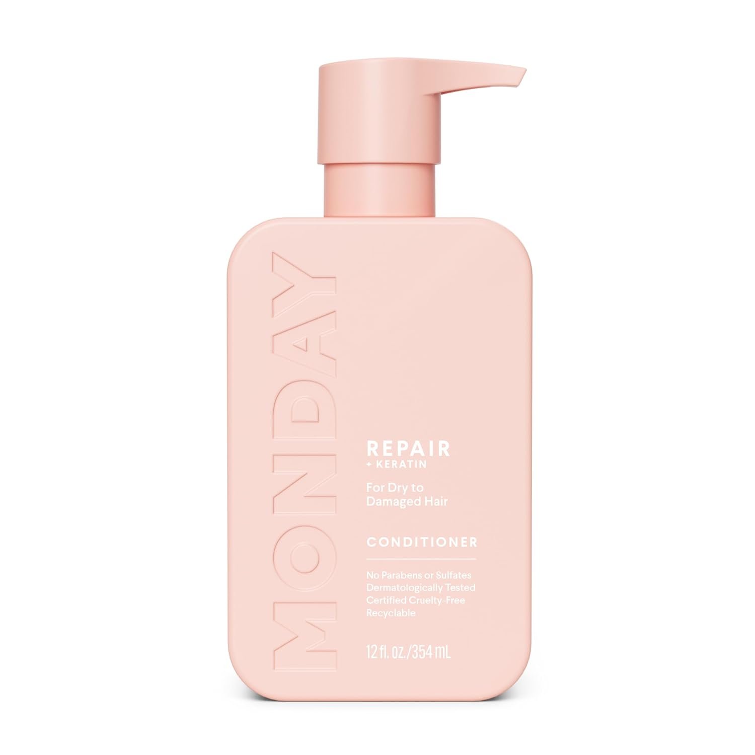 MONDAY HAIRCARE REPAIR Conditioner with Keratin, Coconut Oil, Shea Butter, Argan Oil & Cocoa Butter For Dry to Damaged & Depleted Hair 354mL