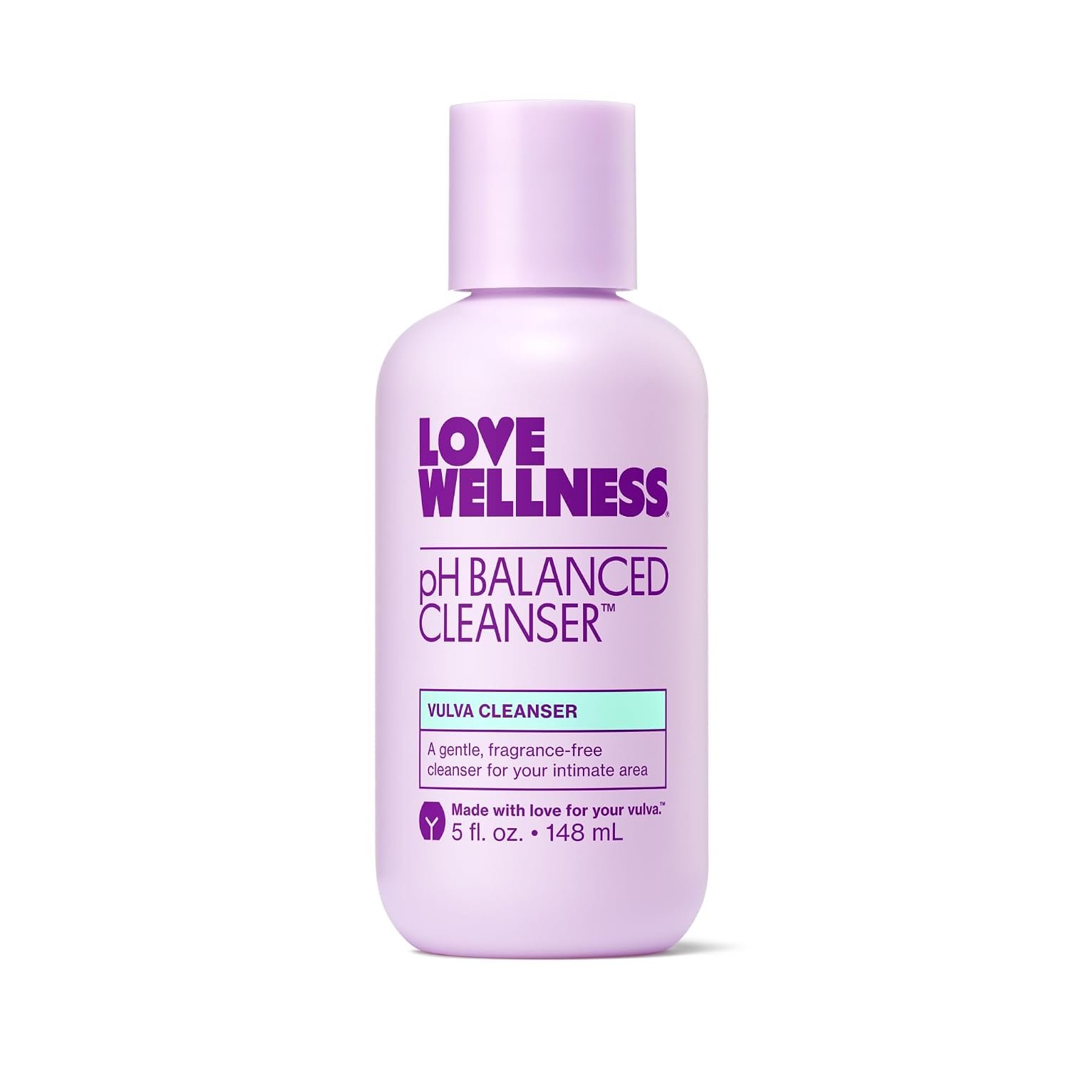 Love Wellness pH Balanced Cleanser | Feminine Vaginal Wash | Fragrance-Free | Vaginal Cleanser for Balanced pH, Intimate Health & Hygiene | Non-Irritating with Aloe Vera for Sensitive Skin | 5 Fl Oz | Aloe vera, Calendula, Non-irritating, Gentle formula, Sensitive skin, Intimate hygiene, Daily use