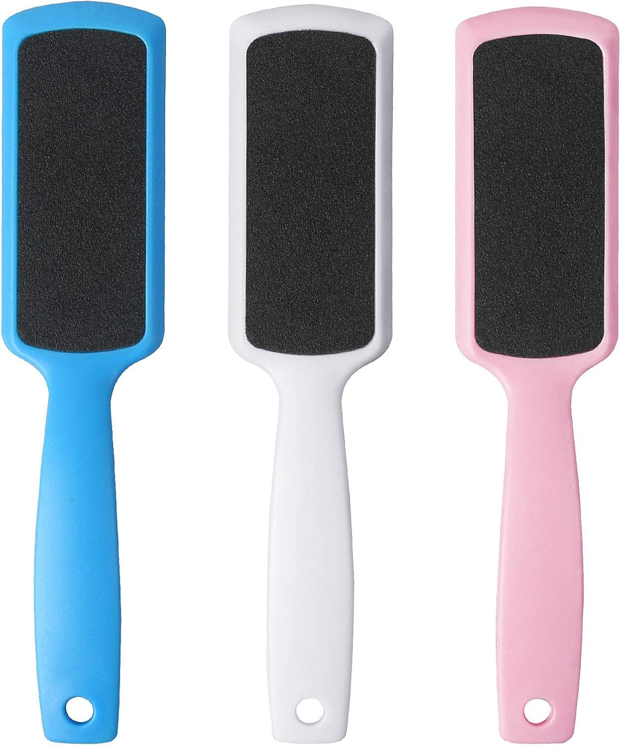 Pedicure Foot Files Callus Remover with Double Sided Feet Rasp | 3 Pack Foot File for Dead Skin Professional Scrubber for Feet