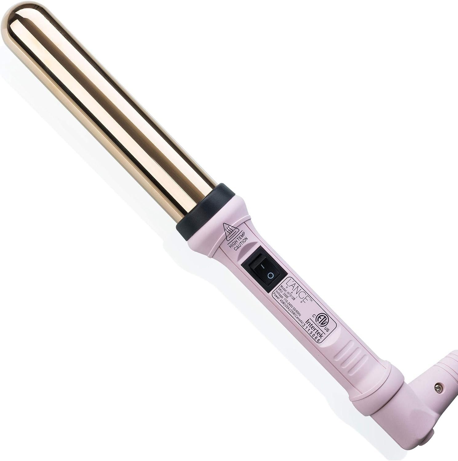 L’ANGE HAIR Ondulé 32 MM Titanium Curling Wand | Professional Hot Tools Curling Iron 1.25 Inch | Salon Hair Styling Wands for Beach Waves | Best Hair Curler Wand for Frizz-Free, Lasting Curls