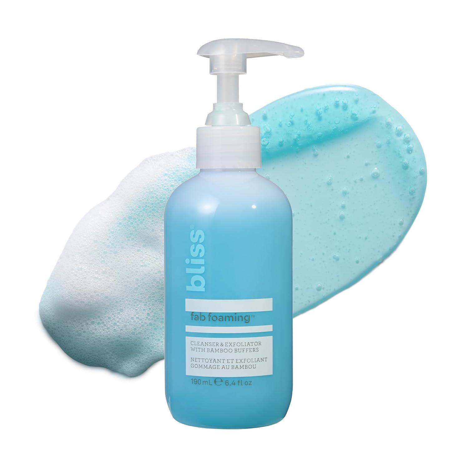 Bliss Fab Foaming 2-in-1 Cleanser and Exfoliator Face Wash – 6.4 Oz – Vegan