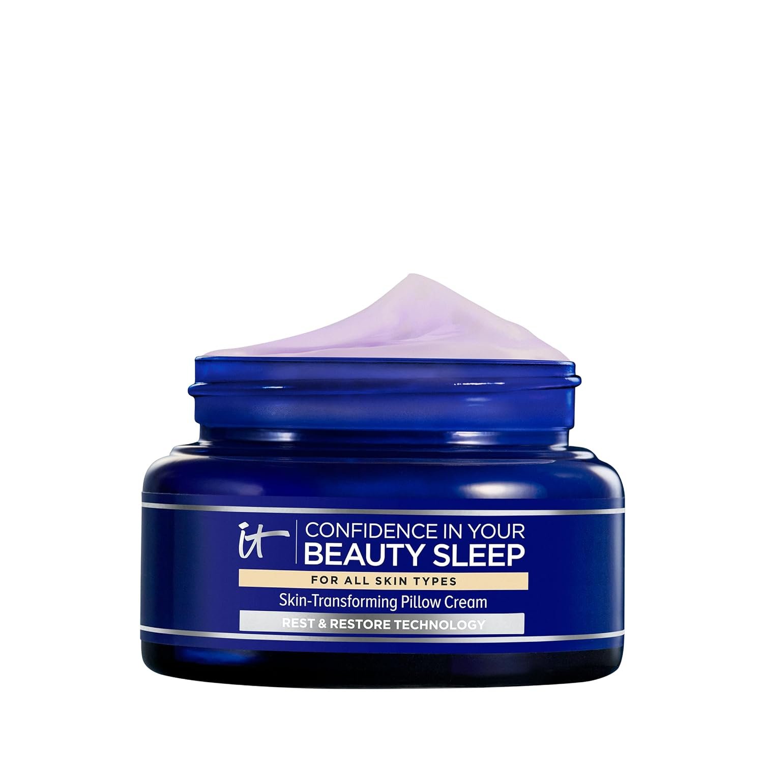 IT Cosmetics Confidence in Your Beauty Sleep Anti-aging Facial Night Cream | Improves Signs of Aging Skin, Rejuvenating Night Moisturizer with Ceramides, Hyaluronic Acid, For Fine Lines + Dull/Dry Skin