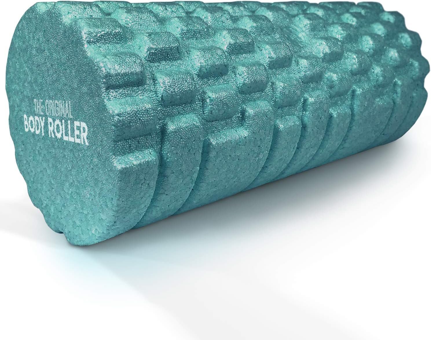 The Original Body Roller High Density Foam Roller for Exercise & Recovery | Firm, Patented Texture is ideal for pre- and post- workout massages, Trigger Point Relief, Physical Therapy, and Back Pain