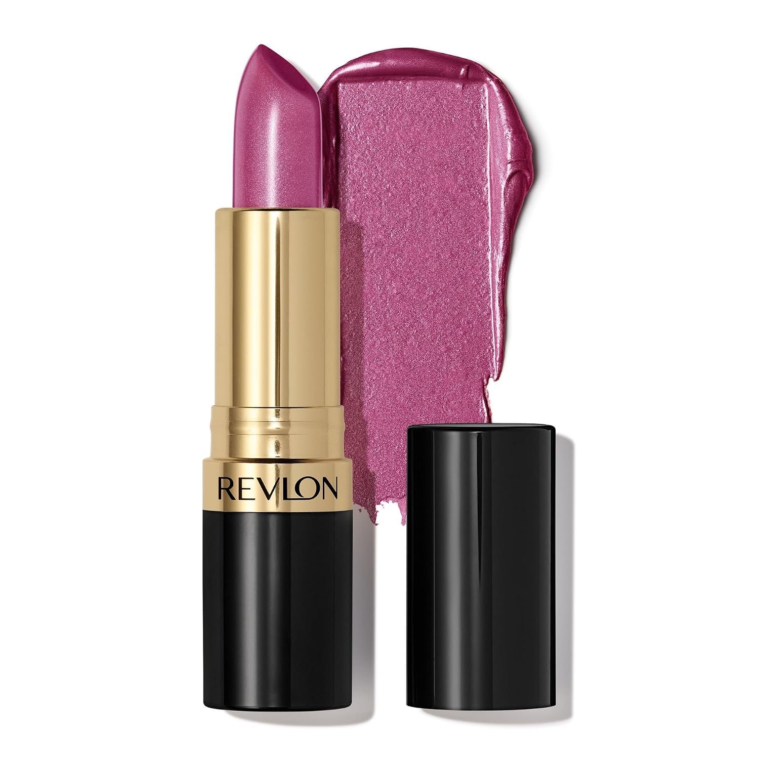 Revlon Super Lustrous Lipstick, 625 Iced Amethyst, 0.15 oz | Creamy lipstick with microfine pigments for rich, lightweight color. Conditioning formula for soft, fuller-looking lips.