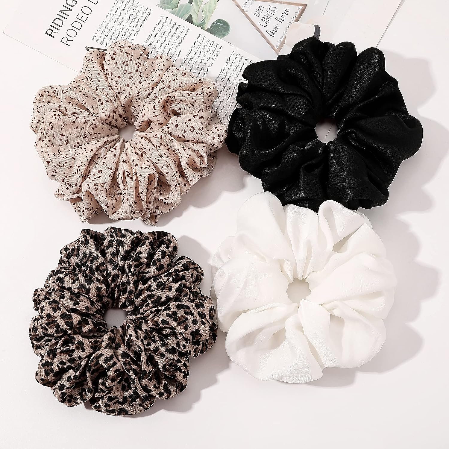 Scrunchies Hair Ties for Women Big Silk Satin Scrunchie Large Oversized Ligas Para el Cabello De Mujer Decorations Cute Jumbo Coth Ponytail Hair Scrunchy Giant Purple Hair Accessories Gift for Girls