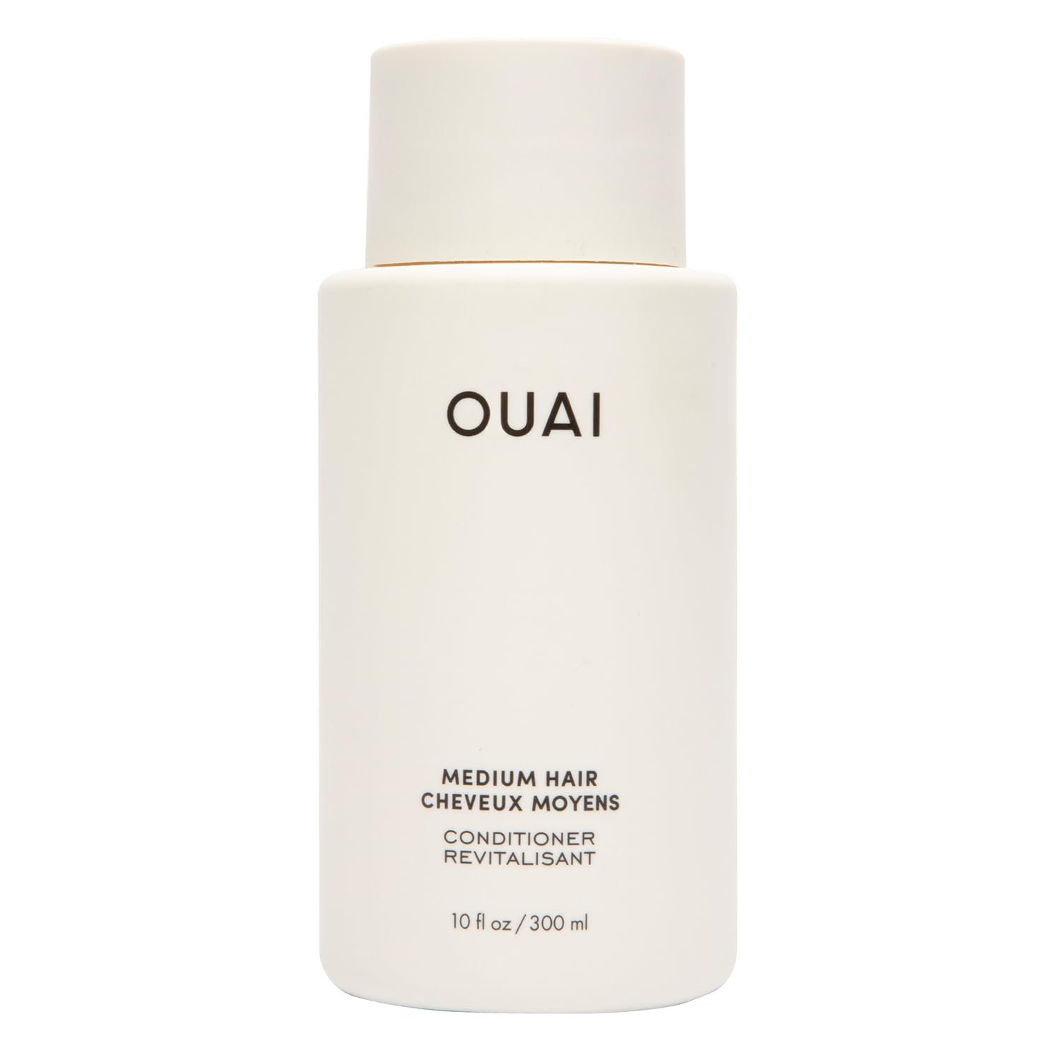 OUAI Medium Conditioner – Hydrating Hair Conditioner (10 Oz) | With Coconut Oil, Babassu Oil & Keratin, Strengthens, Repairs & Adds Shine, Paraben & Phthalate Free