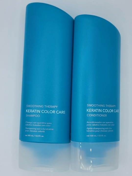 Keratin Color Care Smoothing Therapy Shampoo and Conditioner 13.5 Oz Duo.
