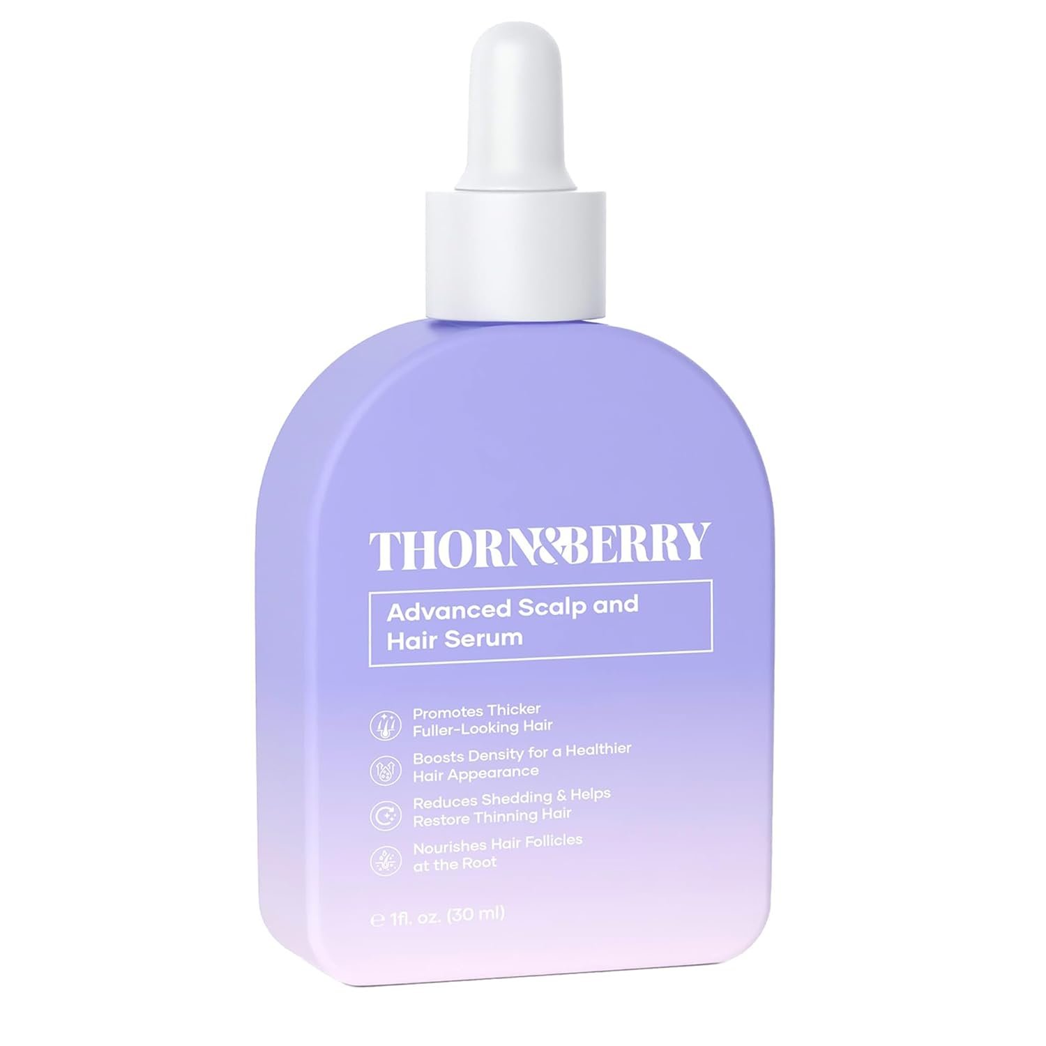 Hair Growth Serum for Thinning Hair | Thicker Fuller Hair Thickening Serum | Rosemary Oil, Saw Palmetto, Biotin Multi Peptides, Redensyl | Topical Caffeine Scalp Serum for Women | Density DHT Blocker