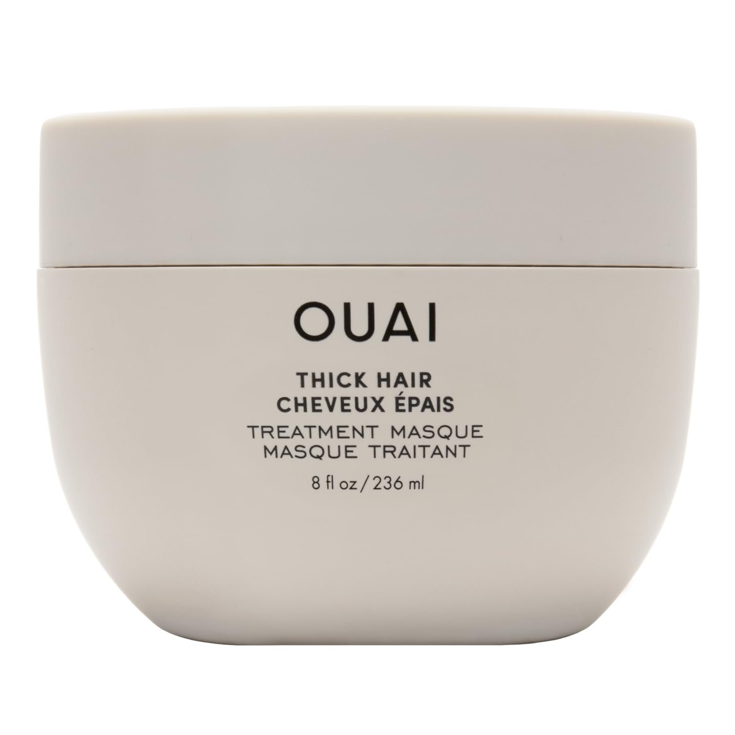 OUAI Thick Hair Mask – Deep Conditioning Hair Mask (8 Fl Oz) | With Almond Oil, Olive Oil & Hydrolyzed Keratin, Restores Damaged Strands, Phthalate & Paraben Free