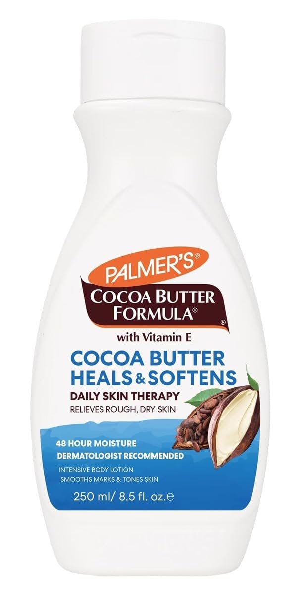 Palmer’s Cocoa Butter Body Lotion Formula, Daily Skin Therapy (8.5 Fl Oz) | Smooth Marks, Tones, Softens Dry, Rough Skin, Intensely Moisturizing Body Lotion with Vitamin E, 48hr Moisture