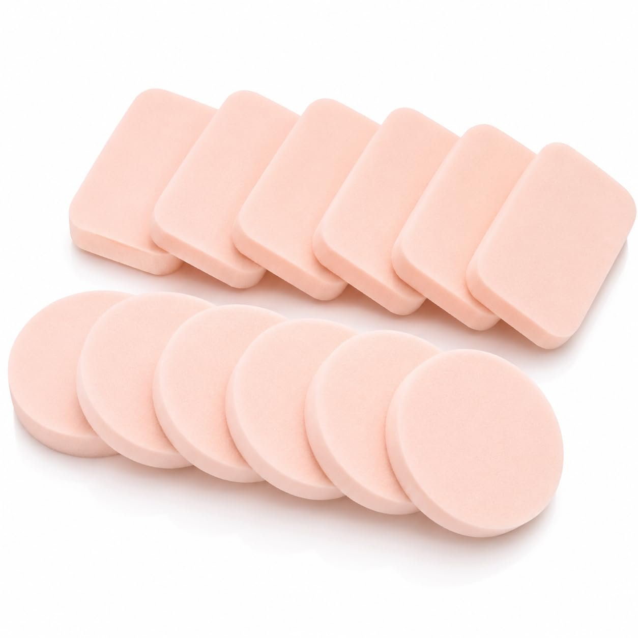 12-Pack Beauty Blender Makeup Sponges for Foundation I Latex-Free Beauty Blender Sponges I Face Sponge Makeup Blenders I Make Up Sponges for Foundation I Foundation Puffs Makeup Essentials for Women