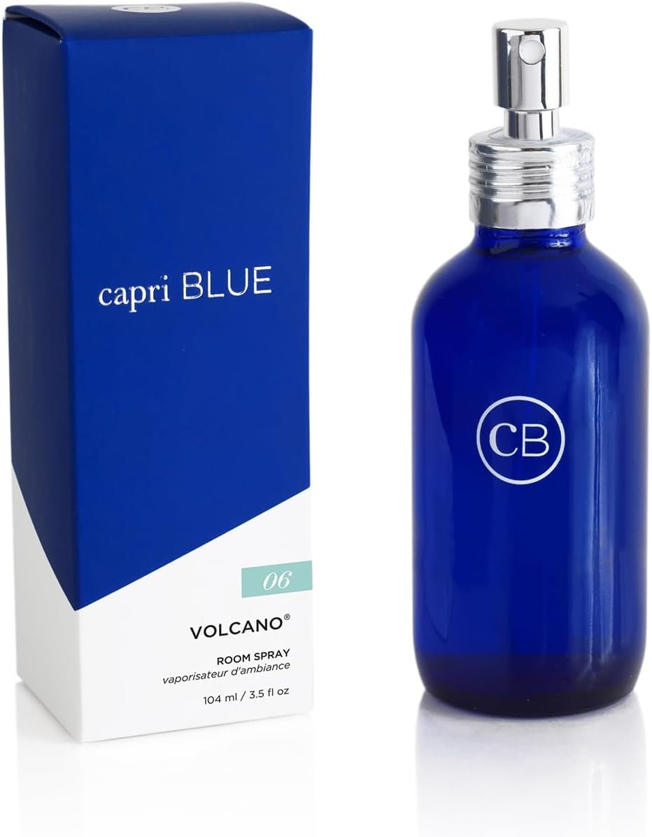 Capri Blue Room Spray – Volcano Air Freshener Spray with Notes of Tropical Fruits and Sugared Citrus – Air Fresheners for Home – Fresh Room Scents (3.5 oz)