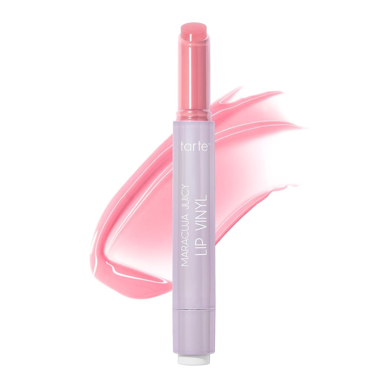 tarte maracuja juicy lip vinyl gloss – Hydrating & Volumizing Lipgloss Balm with Hyaluronic Acid, Vitamin E to Plump & Moisturize for Radiant, Fuller-Looking Lips, Vegan & Cruelty Free