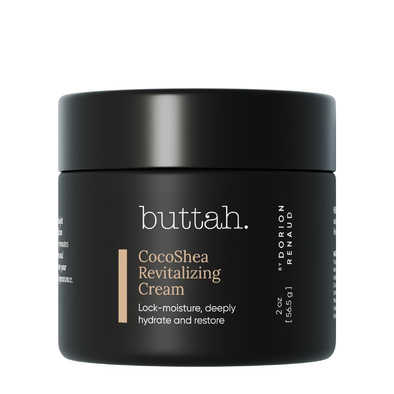 Buttah Skin CocoShea Revitalizing Cream 2oz – Rich Skin Barrier Moisturizer Cream – Best Face Moisturizer for Dry Skin – Moisturizer for Glowy Skin – Black Founded Skincare
