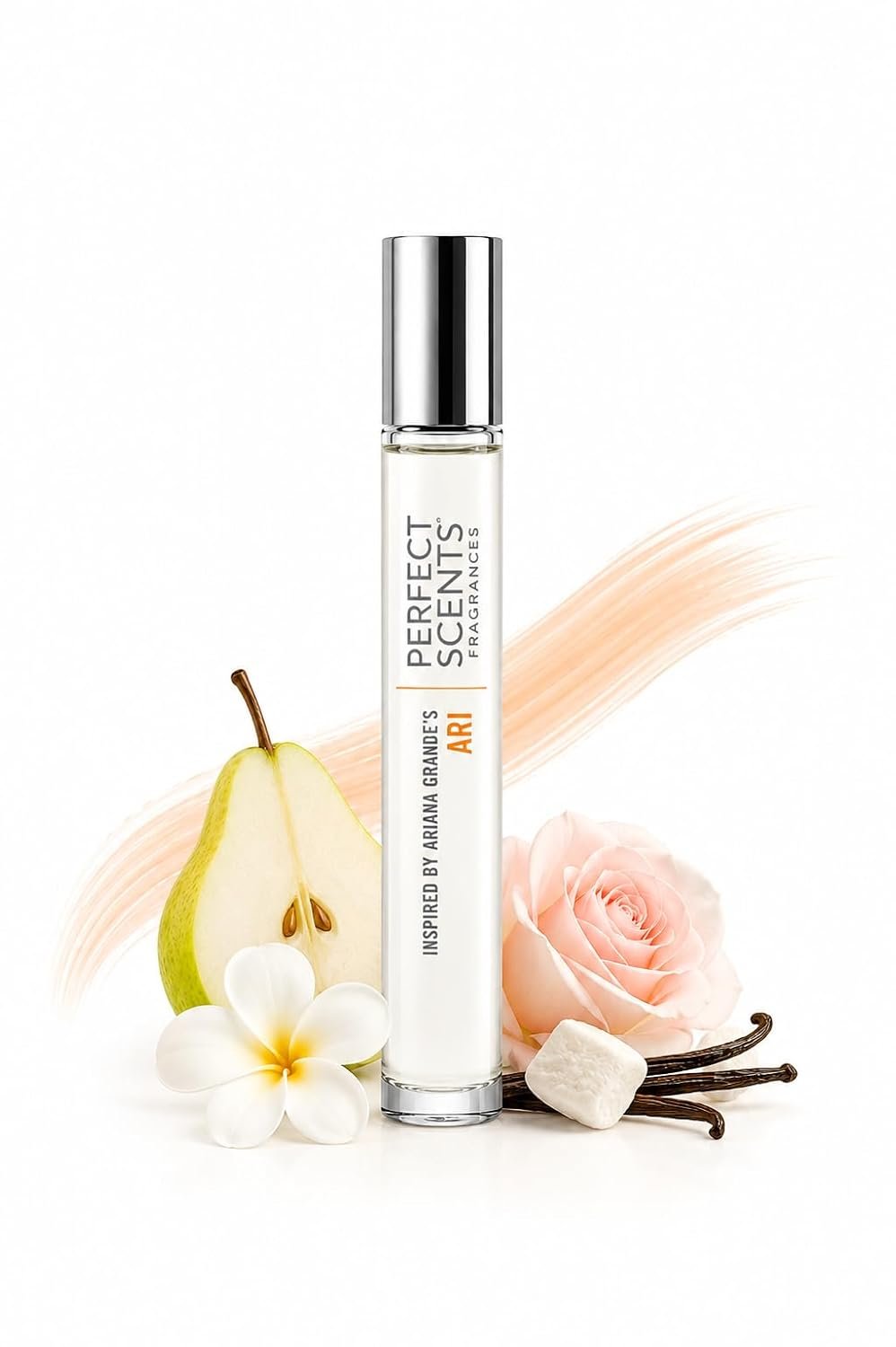 Perfect Scents Fragrances, Inspired by Ariana Grande’s Ari, Rollerball, Women’s Eau de Toilette, Vegan, Paraben-Free, Phthalate-Free, Never Tested on Animals, 0.34 Fl Oz
