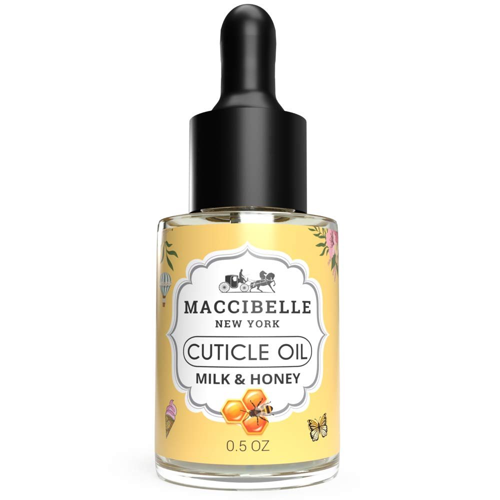 Cuticle Oil 0.5 oz – Heals Dry Cracked Cuticles (Milk and Honey, 0.5 Fl Oz)