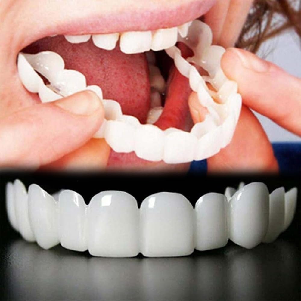 2 Pairs, Beautiful Smile. Regain Confidence, Top and Bottom for Men and Women Teeth Whitening Kits (White)