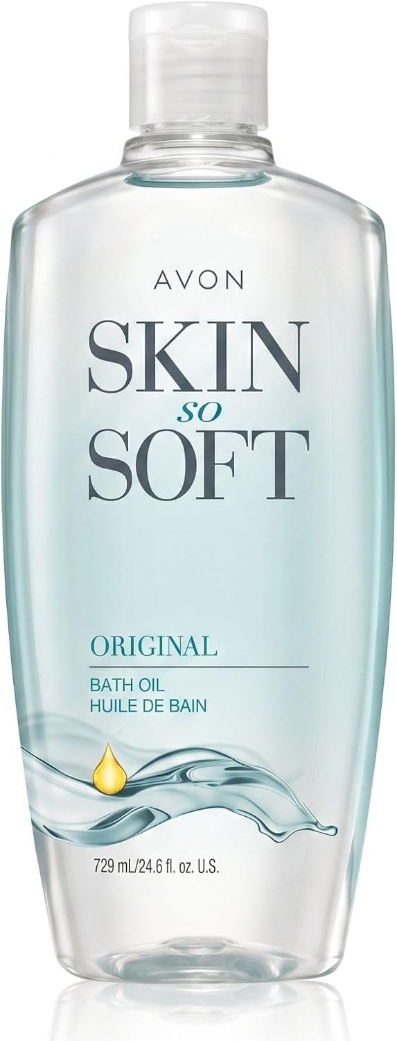 AVON Skin So Soft Original Bath Oil – 24.6 oz – Moisturizing Body Oil | For Women – Jojoba Moisturizing Body & Shower Oil for Dry Skin Care, & for 48-Hour Intense Hydration & Silky Soft Skin