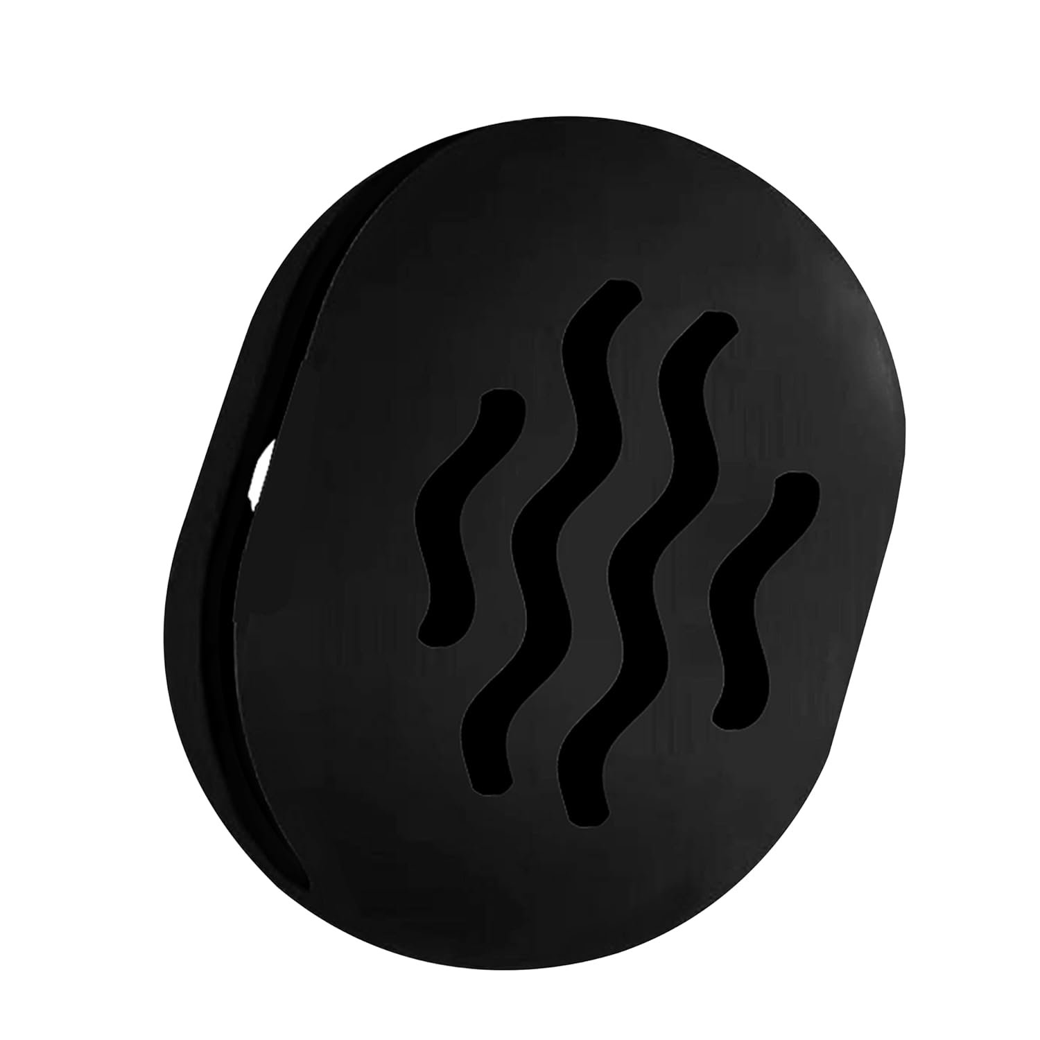 Makeup Sponge Holder Travel Case, Silicone Beauty Blender Holder with Double-Sided Hollow Design, Quick Dry Storage Box for Wet or Dry Sponges, Travel Essentials for Women (Black)