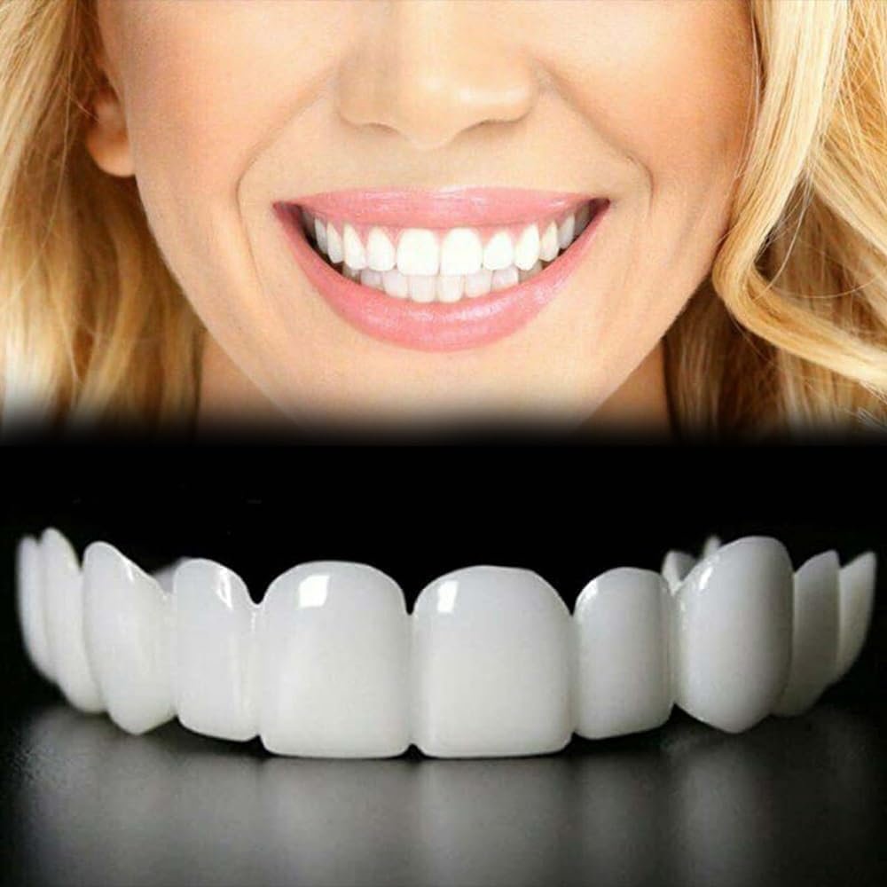 2 Pairs Nature and Comfortable,Temporarily Adjustable for Men and Women, Regain Confidence,Teeth Whitening Kits (White2)