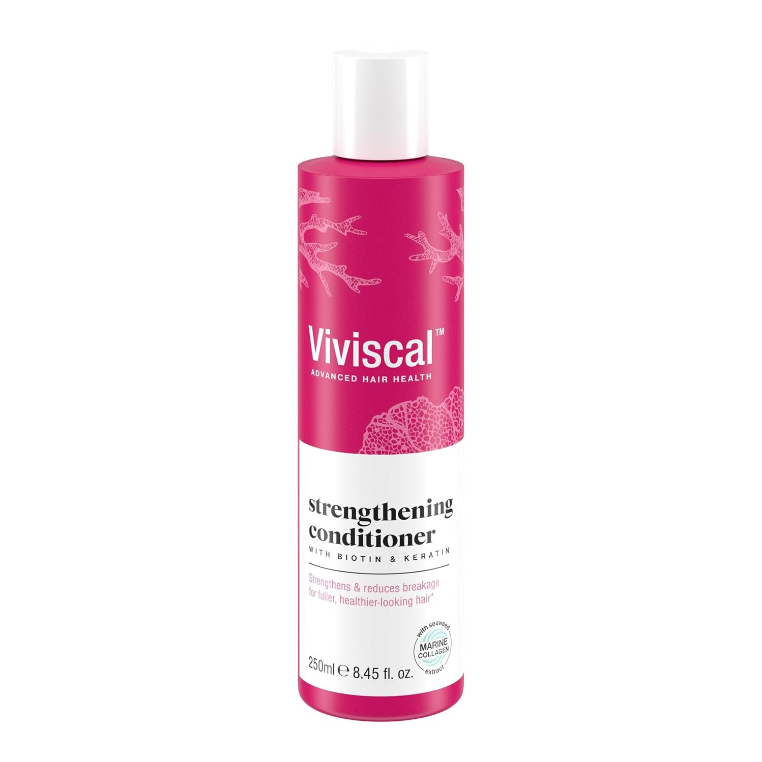 Viviscal Hair Strengthening Conditioner, 8.45 Fl Oz | Strengthens and Reduces Breakage, With Biotin, With Keratin, With Marine Extracts, For Fuller, Healthier Hair