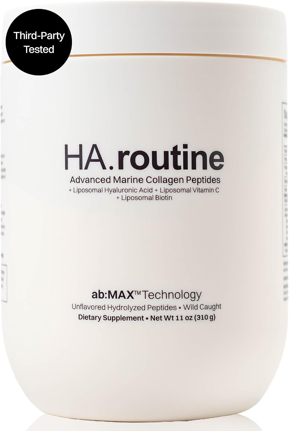 Haroutine Advanced Marine Collagen Peptides + Hyaluronic Acid & Vitamin C | 10g Type I Collagen for Women, Skin, Hair, Nails, Joint & Gut Support